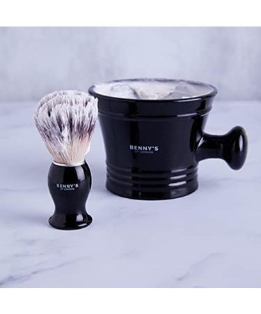 BENNY'S Shaving Brush & Bowl Gift Set - Luxury Quality Men's Grooming Kit for Travel - Ideal Men's Gift Idea - Buy Online on GoSupps.com
