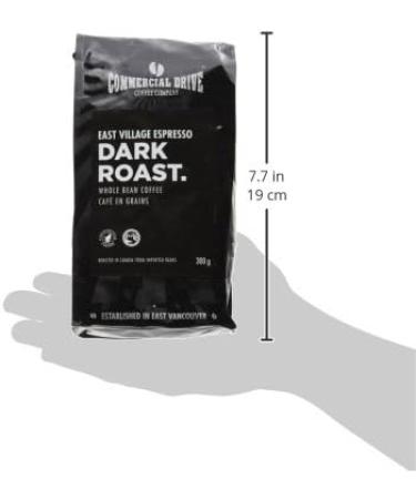 The Commercial Drive Coffee Company Small Batch Ethically Sourced Dark Roast Espresso Whole Bean Coffee 300g - Buy Online on GoSupps.com