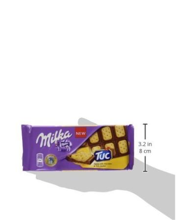 Buy Milka Alpine Milk Chocolate & TUC Crackers 87g - Pack of 16 | International Shipping Available - Buy Online on GoSupps.com