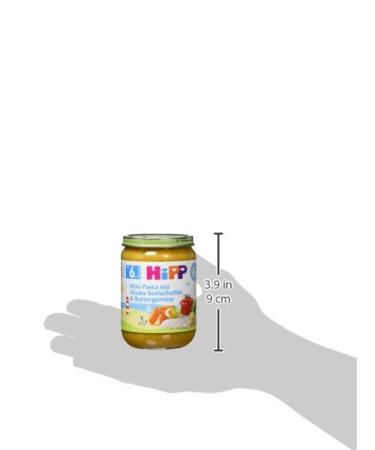 Hipp Mini-Pasta with Alaska Salmon Fillet & Butter Vegetables | 6-Pack (6 x 190g) - Premium Organic Baby Food - Buy Online on GoSupps.com