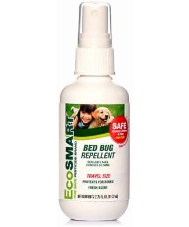 EcoSMART Organic Bed Bug Repellent Travel Size 2.75 oz - Ready-to-Spray Formula - Buy Online on GoSupps.com