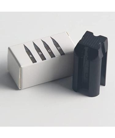  KAYLRE Eyeliner and eyebrow pencil sharpener set 4-in-1 eye makeup sharpener with blade for waterproof eyebrow pencils black eyeliner - Buy Online on GoSupps.com