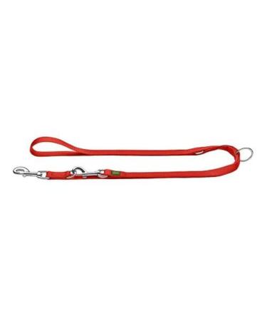 Hunter 64954 Extra Long adjustable guide lines for dogs nylon extra long hard -wearing easy to care for 1.5 x 300 cm red red 15/300 cm