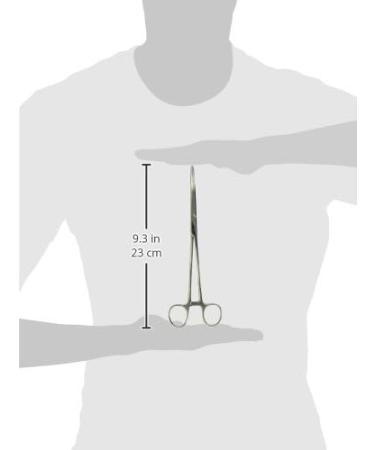 TAMSCO Hemostat Rochester Pean Forceps Curved 9-Inch Stainless Steel Screw Joint Serrated Curved - Buy Online on GoSupps.com