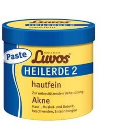 Luvos healing earth 2 skin-fine paste Paste Spar-Set 2x720g.For supporting treatment for acne skin muscle and joint complaints as well as inflammation.