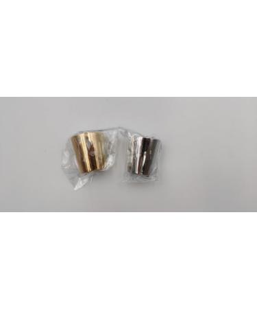 Stylish Metal Circle Hair Cuff & Elastic Hair Bands - Ponytail Accessories for Women & Girls (Silver & Gold) - Buy Online on GoSupps.com