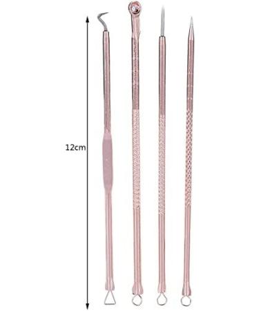 U-K Blackhead Removal Tool Kit | Stainless Steel Pimple Cleansing Set for Acne Extraction and Remover | Professional Blackhead Remover Tool - Buy Online on GoSupps.com