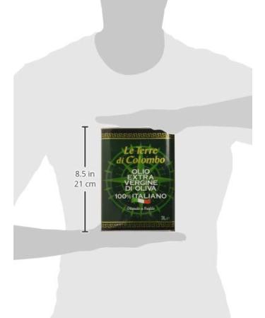 Buy Le Terre di Colombo 100% Italian Extra Virgin Olive Oil - 3L Can | Premium Quality & International Shipping - Buy Online on GoSupps.com