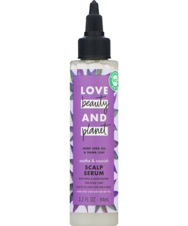 Love Beauty & Planet Scalp Serum - Soothe & Nourish Dry Scalp with Hemp Seed Oil & Nana Leaf | Vegan Paraben-free Silicone-free Cruelty-free - 3.2 oz - Buy Online on GoSupps.com