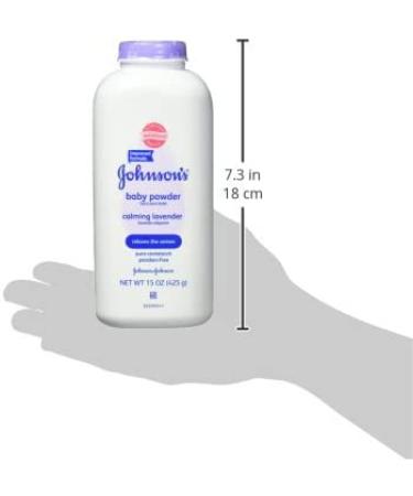 Johnson's Lavender Baby Powder - Gentle Cornstarch Formula, Hypoallergenic, Paraben-Free - 15 oz (Pack of 6) - Buy Online on GoSupps.com