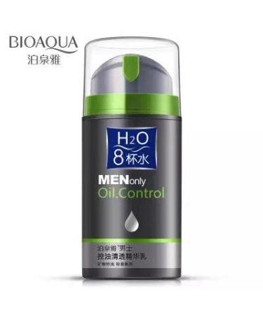 BIOAQUA Men Only Oil Control Emulsion - Refreshing Moisturizer for Oily Skin | 100ml (3.38 Fl Oz) - Shop Now - Buy Online on GoSupps.com