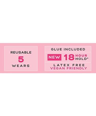 Eylure 3/4 Length False Eyelashes No 010 White Black - 1 Pair - Buy Online on GoSupps.com