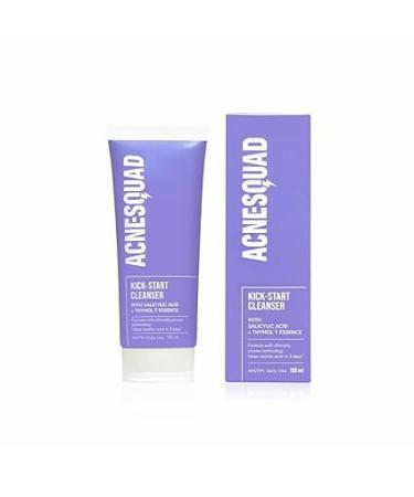 Acne_Squad Face Wash For Acne Prone Skin With Salicylic Acid & Thymol T Essence | Hydrating | Non- drying Cleanser | For Women & Men (100ml)