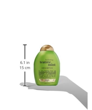 OGX Tea Tree Mint Shampoo - Nourishing Scalp Treatment with Peppermint Oil - 13 fl oz - Buy Online on GoSupps.com