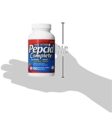 Pepcid Complete Berry Flavor Chewable Tablets - 100 Count Pack - Buy Online on GoSupps.com