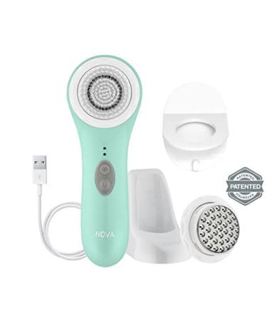 Spa Sciences NOVA Sonic Facial Cleansing Brush - Patented Exfoliating System, 3 Speeds, Waterproof, USB Rechargeable - Buy Online on GoSupps.com