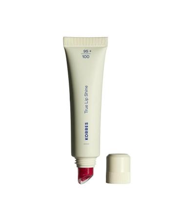 KORRES KORRES True Lip Shine Poppy Red 52 with an ultra-glossy creamy finish like a lip gloss - Nourishes like a lip balm moisturizing fresh shine non-sticky texture vegan 10