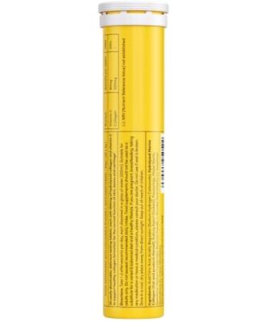 Vitl Collagen & Vitamin C Effervescent - 20 Tablets - Unleash Your Radiant Beauty from Within - 1 Month Supply - Buy Online on GoSupps.com