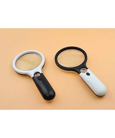 Glass with 3 LED Lights Hand-held 3X 45X Lens high Definition Illumination Magnifier Good Times - Buy Online on GoSupps.com