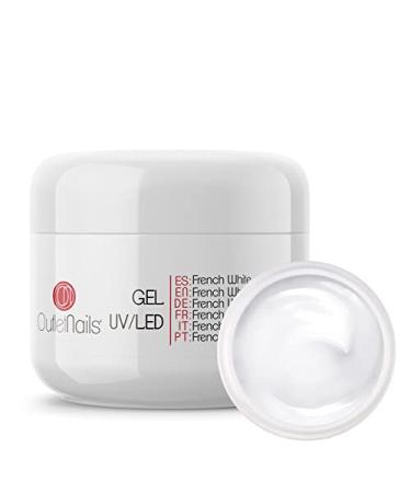 French White Gel UV/LED 50ml for gel nails - Easy to use - Outlet Nails