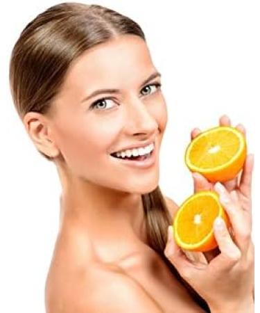 Vitamin C Serum and Hyaluronic Acid For FACE LIPS NECK Anti Wrinkle Fine Lines and Brighten Skin  - Buy Online on GoSupps.com