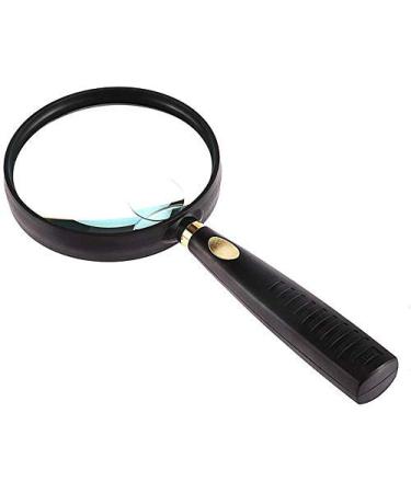 Magnifier Magnifying Glass Reading for The Elderly Portable High-Definition Handheld Magnifying Glass 90Mm Lens Lofty Ambition