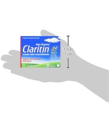 Buy Claritin 24-Hour Non-Drowsy Allergy Tablets 10 mg - 20 Count | Fast International Shipping - Buy Online on GoSupps.com