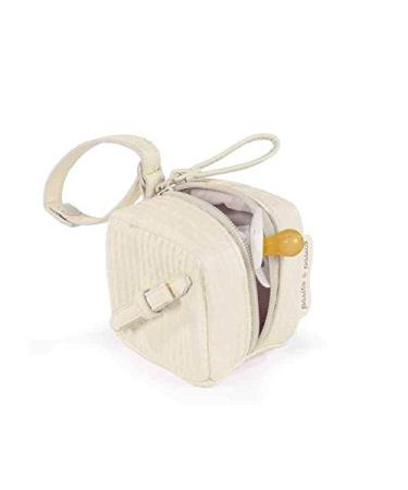 Pasito a Pasito Nido Beige Pacifier Bag - Stylish & Functional Baby Accessories | International Shipping - Buy Online on GoSupps.com