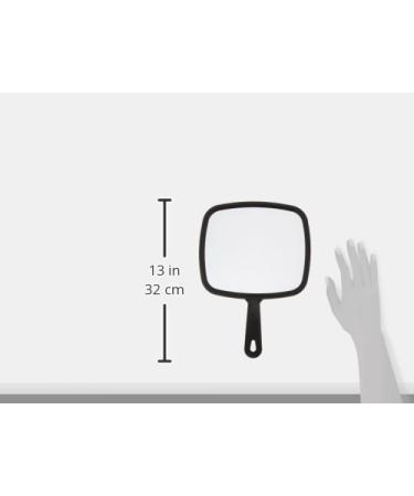 Soft 'n Style Makeup Mirror 8x9 Black (SNS-11BK) - Professional Beauty Tool - Buy Online on GoSupps.com