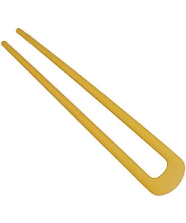 CLSSLVVBN U-shaped Hair Sticks Modelling Styling Women Hairpin Light-weight Ponytail Fashion Headwear Accessories Students Grayish Yellow - Buy Online on GoSupps.com