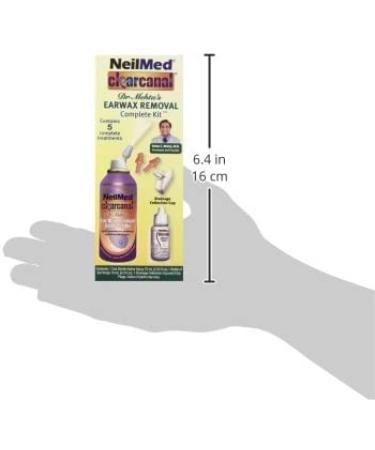 NeilMed Clearcanal Ear Wax Removal Complete Kit - 2.5oz (75mL) - Buy Online on GoSupps.com