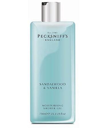 Pecksniff's Classic 750ml Shower Gel Sandalwood & Vanilla