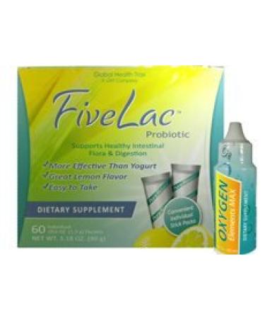 Fivelac Candida Defense / Oxygen Elements Max Dietary Supplement