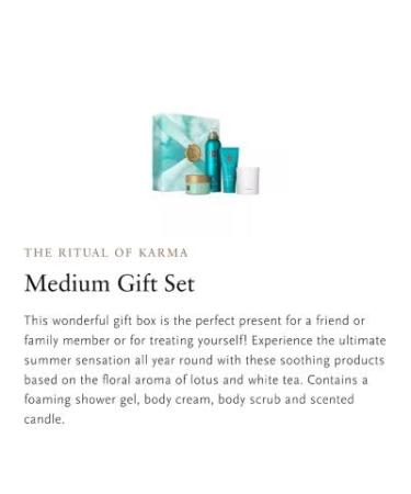 Buy RITUALS Gift Box - The Ritual of Karma M | Lotus & White Tea - International Shipping Available - Buy Online on GoSupps.com