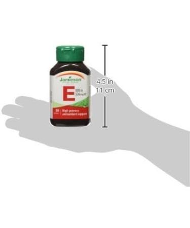 Jamieson Vitamin E 800IU 50's 50 Softgels - Buy Online on GoSupps.com