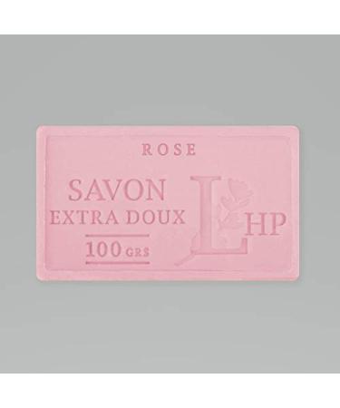 GRENADINE BOUTIQUE PRODUCT OF PROVENCE - ROSE - EXTRA GENTLE MARSEILLE SOAP 100G - DELICATE NATURAL ROSE SCENT - GUARANTEED PARABEN FREE