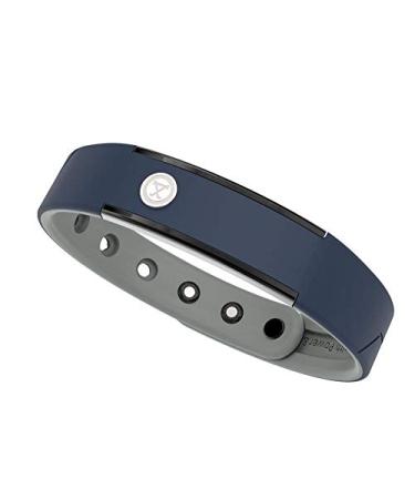 PROEXL 15K Sports Magnetic Bracelet Waterproof, Adjustable - For Energy and Focus (Navy Gray)