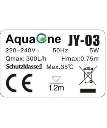Aquaone JY 03 Aquarium Surface Skimmer with Pump | 300 L/H Filter | Nano Aquarium Accessories - Buy Online on GoSupps.com