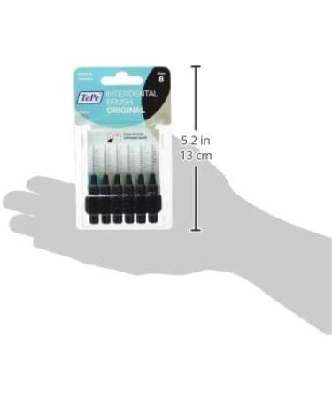 TePe Interdental Brushes Black 1.5 mm - 6 Pack | Best for Oral Hygiene & Dental Care - International Shipping Available - Buy Online on GoSupps.com