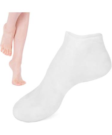 Moisturizing Socks Overnight Spa Cotton Socks Treatment Intensive Repair Dry Cracked Feet White XL moisturing foot socks - Buy Online on GoSupps.com