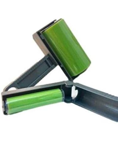 Best Sticky Gel Lint Roller Cleaner | Washable Pet Hair Remover Set | Reusable for Clothes & Car Seats - Green - Buy Online on GoSupps.com