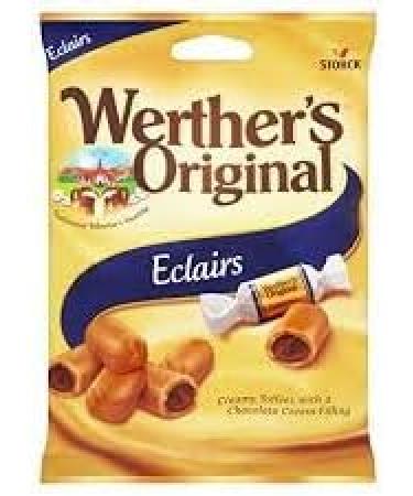 Werthers Original Sharing Bundle - Creamy Filling (125g) Vanilla Cream (125g) and Eclairs (125g) - Buy Online on GoSupps.com