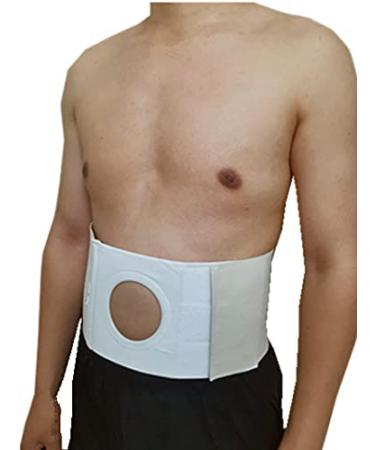 Realmedi Unisex Ostomy Abdominal Binder XL 45.28-49.21 Inch - Ostomy Belt for Hernia & Colostomy Support - Buy Online on GoSupps.com