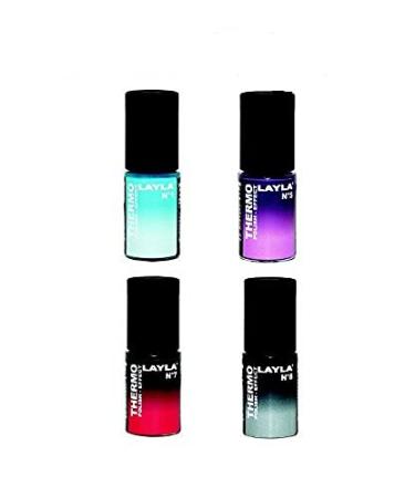 LAYLA THERMO NAIL POLISH - BEST OF - 4 COLOURS SET