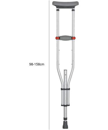 Crutches for Adults Underarm Crutch Underarm Cane folding aluminum Cane elderly persons with disabilities telescopic crutches Great for Travel or Work Selfless dedication - Buy Online on GoSupps.com