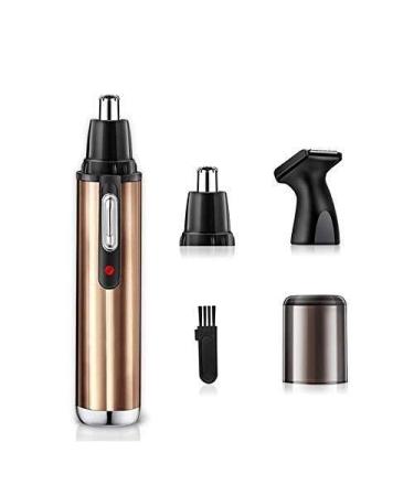 Nose Hair Trimmer-Professional Painless Ear and Nose Hair Trimmer for Men and Women Waterproof Dual Edge Blades for Easy Cleaning Electric Trimmer USB Charging