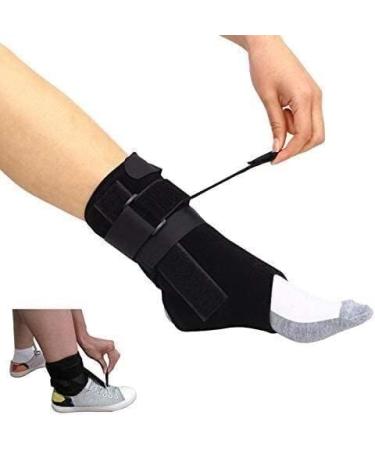 Ankle Foot Orthosis Drop Foot Orthosis Adjustable Ankle Foot Supports Stabiliser For Flaccid Foot Drop And Dorsiflexion Movement (Size : Small)