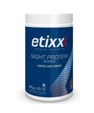 Etixx Night Protein Shake - Saveur Chocolat 600g - Prot ines Lib ration Lente pour R cup ration Nocturne et Renforcement Musculaire