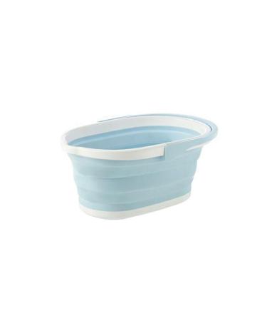 Fattoz 1 Pcs Blue Outdoor Cleaning Plastic Bucket Clothing Storage Bucket Debris Sorting Accessories