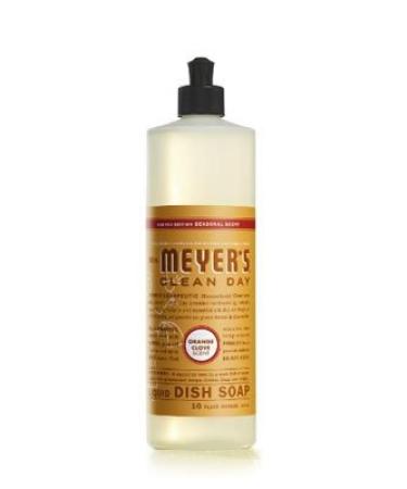 Mrs. Meyer’s 17430 Clean Day Orange Clove Liquid Dish Soap